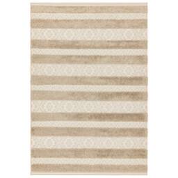 Monty 120x170cm MN04 Natural/Cream Stripe Rug - thumbnail 1