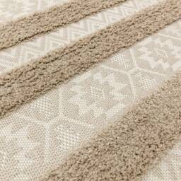 Monty 120x170cm MN04 Natural/Cream Stripe Rug - thumbnail 5