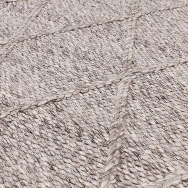 Katherine Carnaby Coast Diamond Rug 120x170cm 03 Grey Marl Rug - image 1