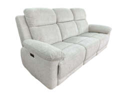 Owen Power Recliner Beige 3 Seater - thumbnail 2