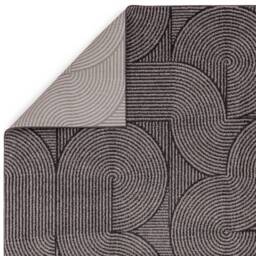 Muse 080x150cm Charcoal Swirl Rug MU01 Rug - thumbnail 5