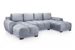 Azzuro Sofa Grey U Shape Corner Morgan - Malvern - Somerford - Calix - Euphoria - Plush Style - thumbnail 5