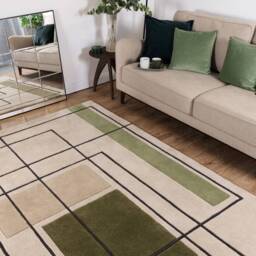 Reef Rug 160x230cm RF21 Outline Khaki Rug - thumbnail 1