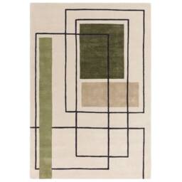 Reef Rug 160x230cm RF21 Outline Khaki Rug - thumbnail 2