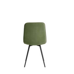 Maxi Moss and Black Dining Chair (Set Of 2) - thumbnail 4