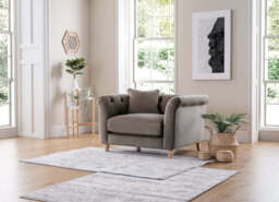 Model 25 - Armchair Velvet Mushroom - thumbnail 4