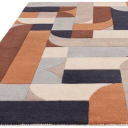 Matrix 160x230cm 88 Klotski Terracotta Rug - thumbnail 3