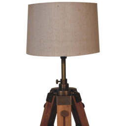 Wooden Tripod Lamp - thumbnail 5