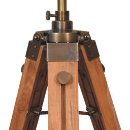 Wooden Tripod Lamp - thumbnail 4