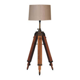 Wooden Tripod Lamp - thumbnail 1