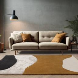 Matrix 160x230cm 104 Signature Ochre Rug - thumbnail 1