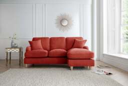 Right Hand Chaise Sofa Manhattan Apricot The Great Sofa Company - Piper - Vienna - Arthur - Emeline - Swift - Morris - thumbnail 3
