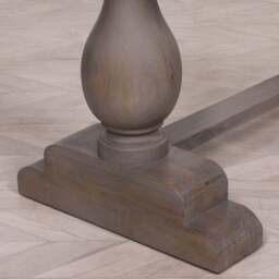 Wooden Rustic Rectangular Dining Table 260cm - thumbnail 4