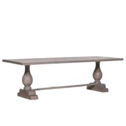 Wooden Rustic Rectangular Dining Table 260cm - thumbnail 1