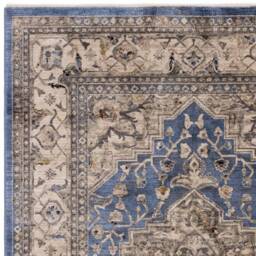 Sovereign 240x330cm Blue Medallion Rug - thumbnail 4