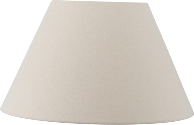 Seychelles 60cm Cream Slubby Cotton Empire Lampshade