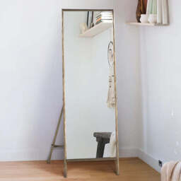 Rone Floor Stand Iron Mirror - thumbnail 1