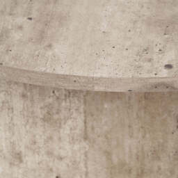 Elkton Concrete Effect Wood Veneer Groove Detail Coffee Table - thumbnail 2