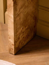 Mota Burl Wood Design Curved Console Table - thumbnail 4