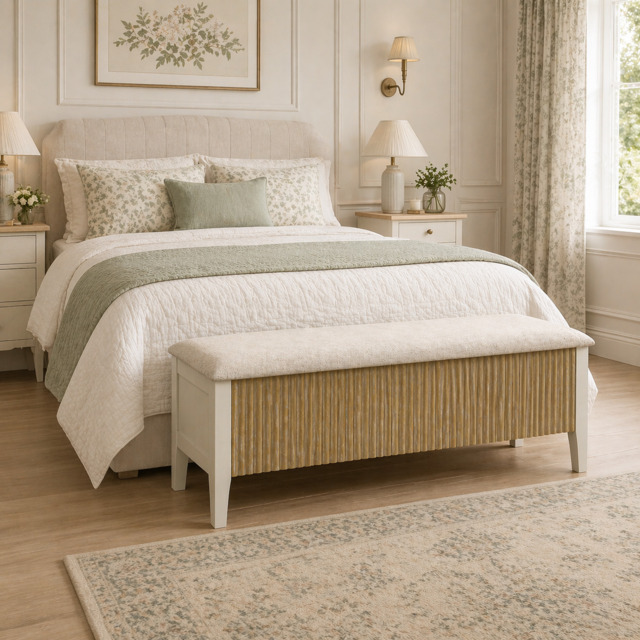 Abbeydale Soft Natural Blanket Box - image 1