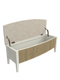 Abbeydale Soft Natural Blanket Box - thumbnail 4