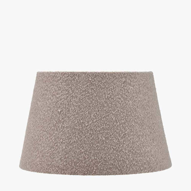 Martigues 45cm Taupe Boucle Tapered Lampshade - image 1