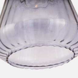Porto Grey Optic Glass Tapered Pendant - thumbnail 4