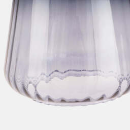 Porto Grey Optic Glass Tapered Pendant - thumbnail 3