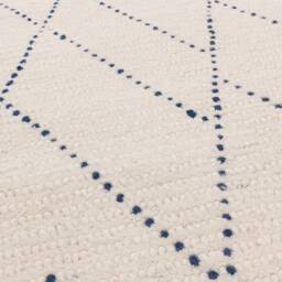 Nepal 160x230cm Cream/Blue Linear Rug Rug - thumbnail 6