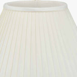 Bacall 40cm Almond Silk Knife Pleat Empire Lampshade - thumbnail 4