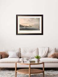 c.1808 View of London from the Thames - thumbnail 2