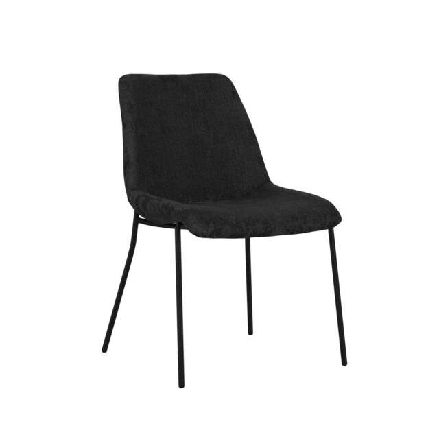 CARLO BLACK / BLACK DINING CHAIR (Set of 2) - image 1