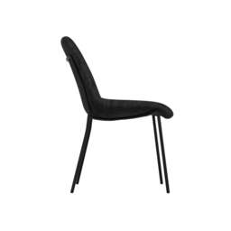 CARLO BLACK / BLACK DINING CHAIR (Set of 2) - thumbnail 3