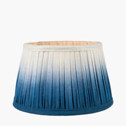Scallop 20cm Blue Ombre Soft Pleated Tapered Lampshade - thumbnail 2