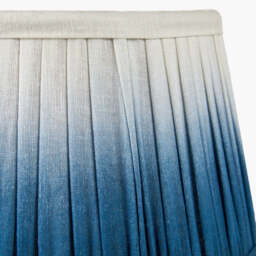 Scallop 20cm Blue Ombre Soft Pleated Tapered Lampshade - thumbnail 4