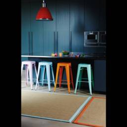 Sisal 200x300cm Linen/Aqua Rug - thumbnail 1