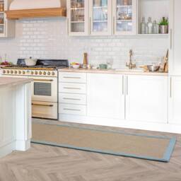 Sisal 200x300cm Linen/Aqua Rug - thumbnail 6