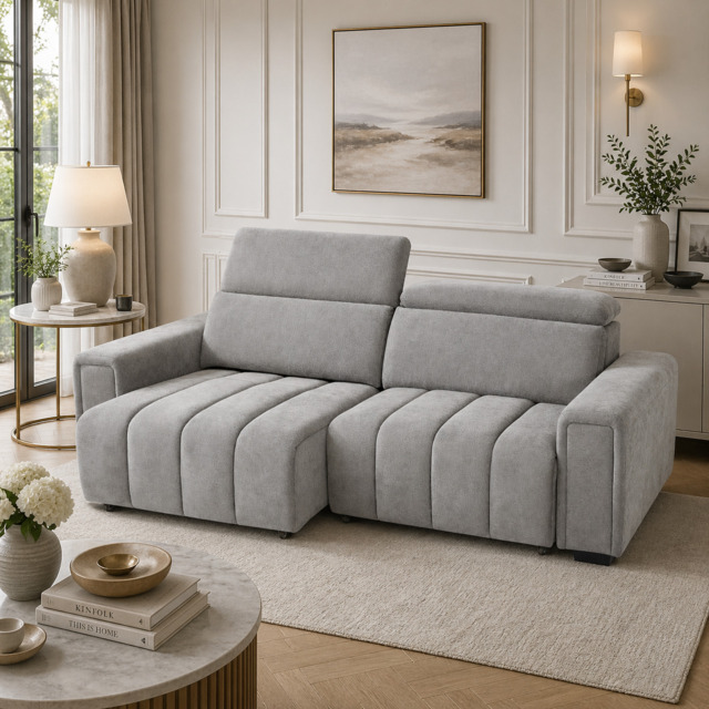 Molly Electric Sofabed Grey 3 Seater - image 1