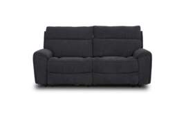 Atlanta Black Lay-Z-Boy Style Fabric Power Recliner 3 Seater Sofa - thumbnail 3