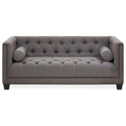 Surina 2 Seat Grey Fabric Sofa - thumbnail 3