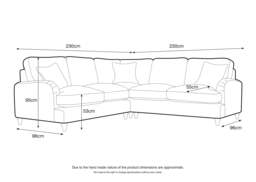 2 Corner 2 Manhattan Apricot The Great Sofa Company - Piper - Vienna - Arthur - Emeline - Swift - Morris - thumbnail 4