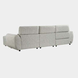 Turin Electric Recliner Sofa Silver Right Hand Corner - thumbnail 6