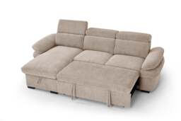 Hudson Sofabed Beige Universal Corner Sofa - thumbnail 4