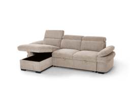 Hudson Sofabed Beige Universal Corner Sofa - thumbnail 3