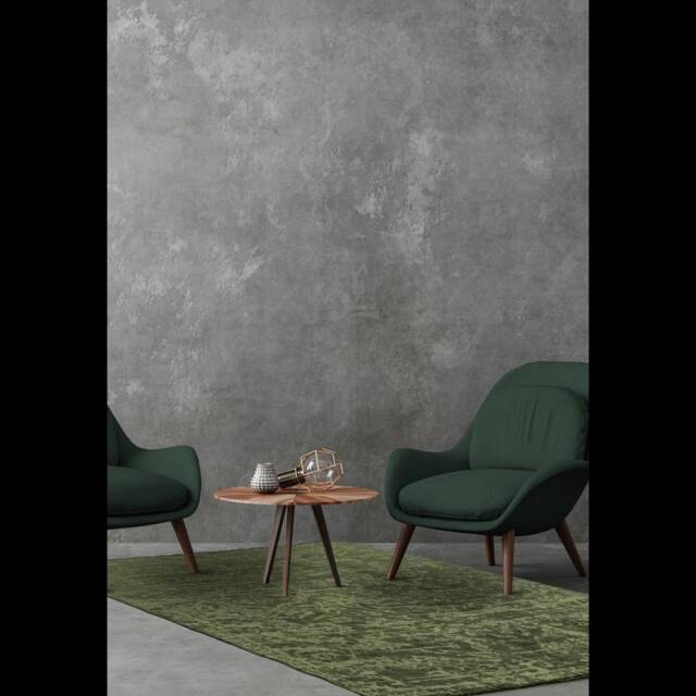 Zehraya 120x180cm ZE06 Green Abstract Rug - image 1