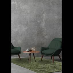 Zehraya 120x180cm ZE06 Green Abstract Rug - thumbnail 1
