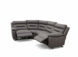 Lucca Inc Lay-Z-Boy Style Fabric Power Recliner Corner Sofa - thumbnail 4