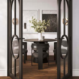 JUNO BLACK DINING TABLE - thumbnail 4
