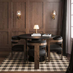 JUNO BLACK DINING TABLE - thumbnail 2