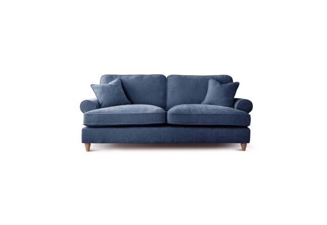 3 Seater Sofa Manhattan Navy The Great Sofa Company - Victoria - Bromfield - Lola - Alfie - Mari - Longfellow - Duresta Style - image 1